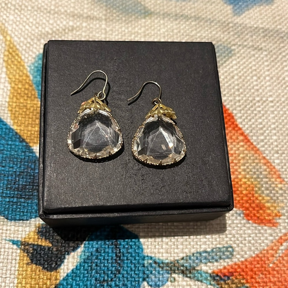 Anthropologie Last Snow Drops Earrings